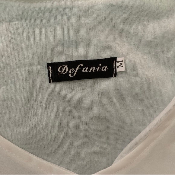 NWOT ROMWE White Chiffon Minidress - Picture 16 of 16